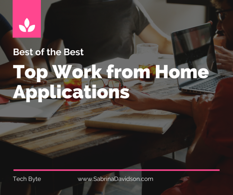 Top Work from Home Applications