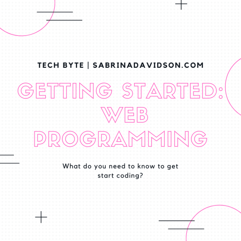 Getting Started with Web Dev